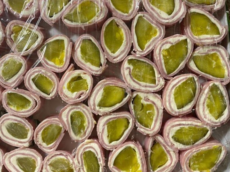Plate of pickle roll-ups